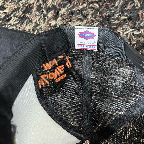 Rod Wave Smiley Face "Love 4 My Fans" Trucker Hat Summer Black SnapBack New - Picture 9 of 9